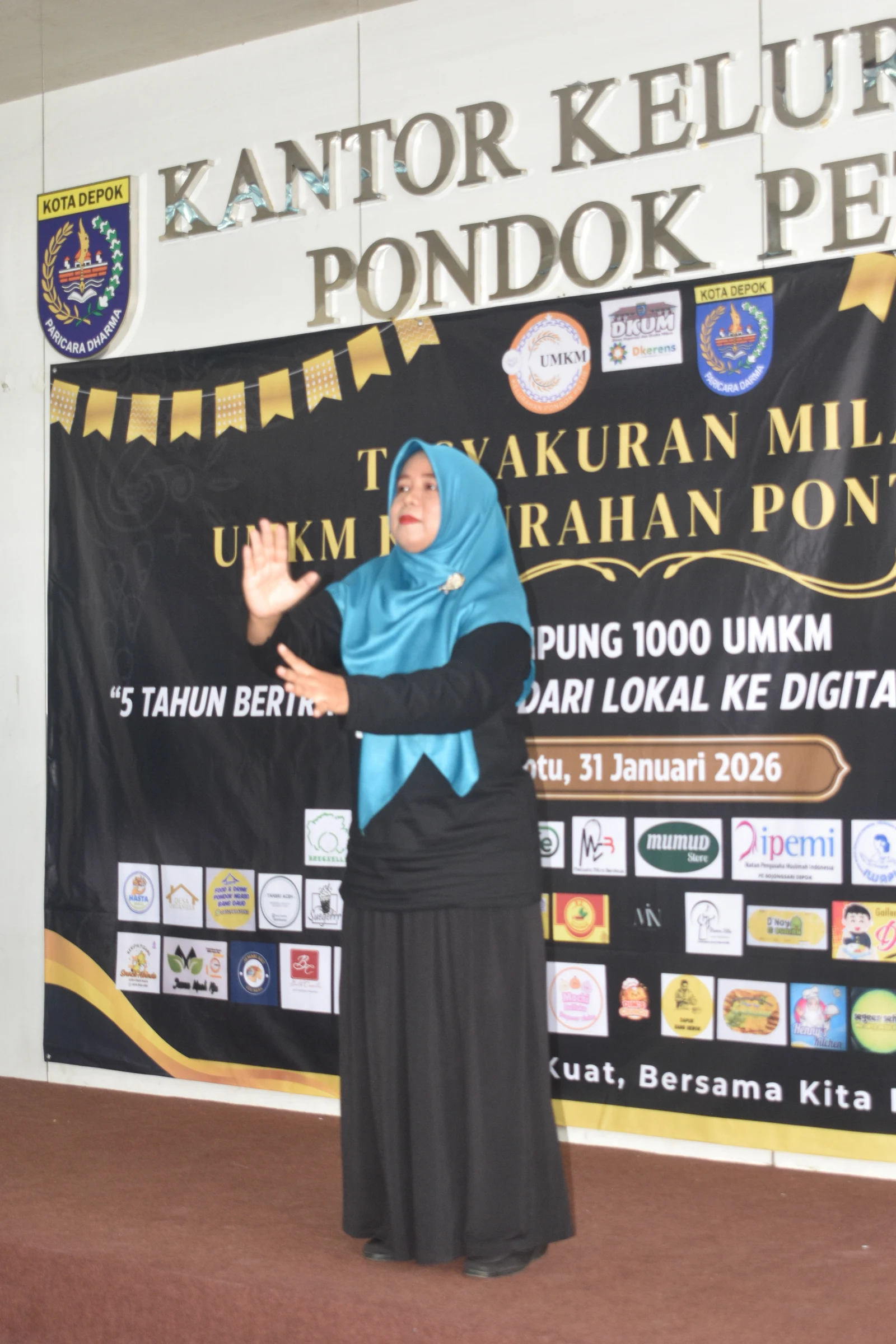 Milad ke-5 UMKM Pondok Petir di Aula Keluarahan Pondok Petir RAT 5445