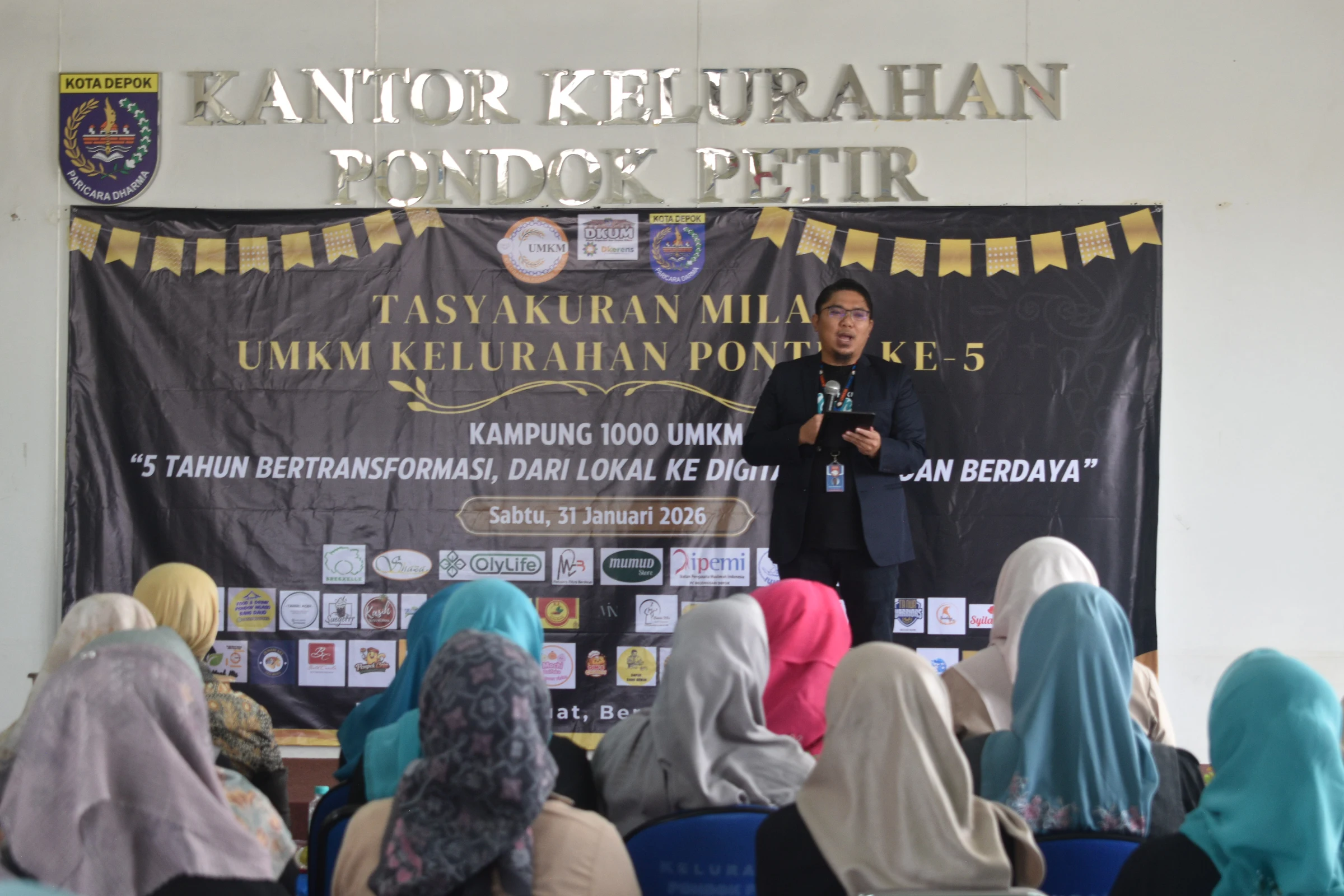 Milad ke-5 UMKM Pondok Petir di Aula Keluarahan Pondok Petir RAT 5458