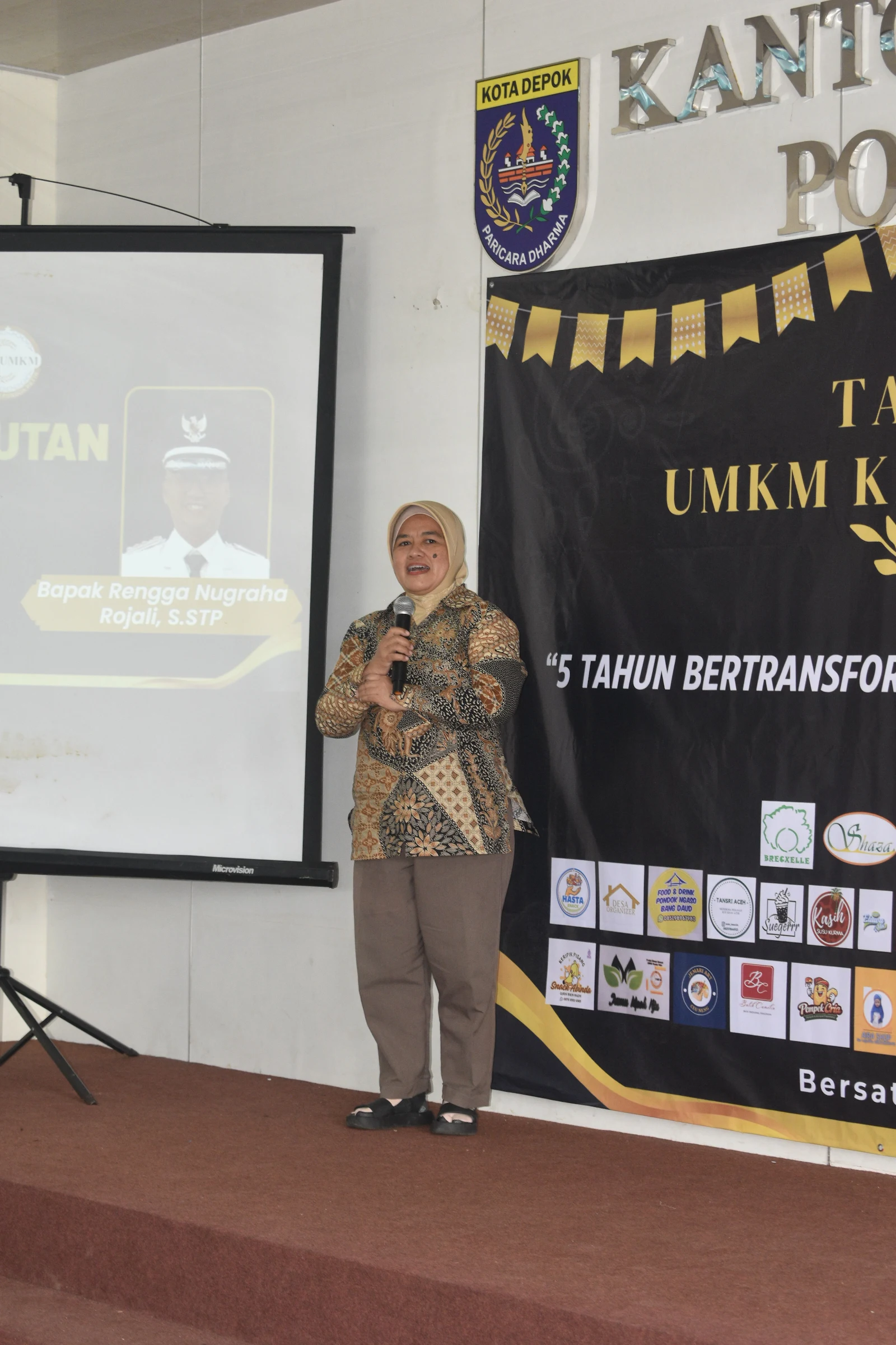 Milad ke-5 UMKM Pondok Petir di Aula Keluarahan Pondok Petir RAT 5459