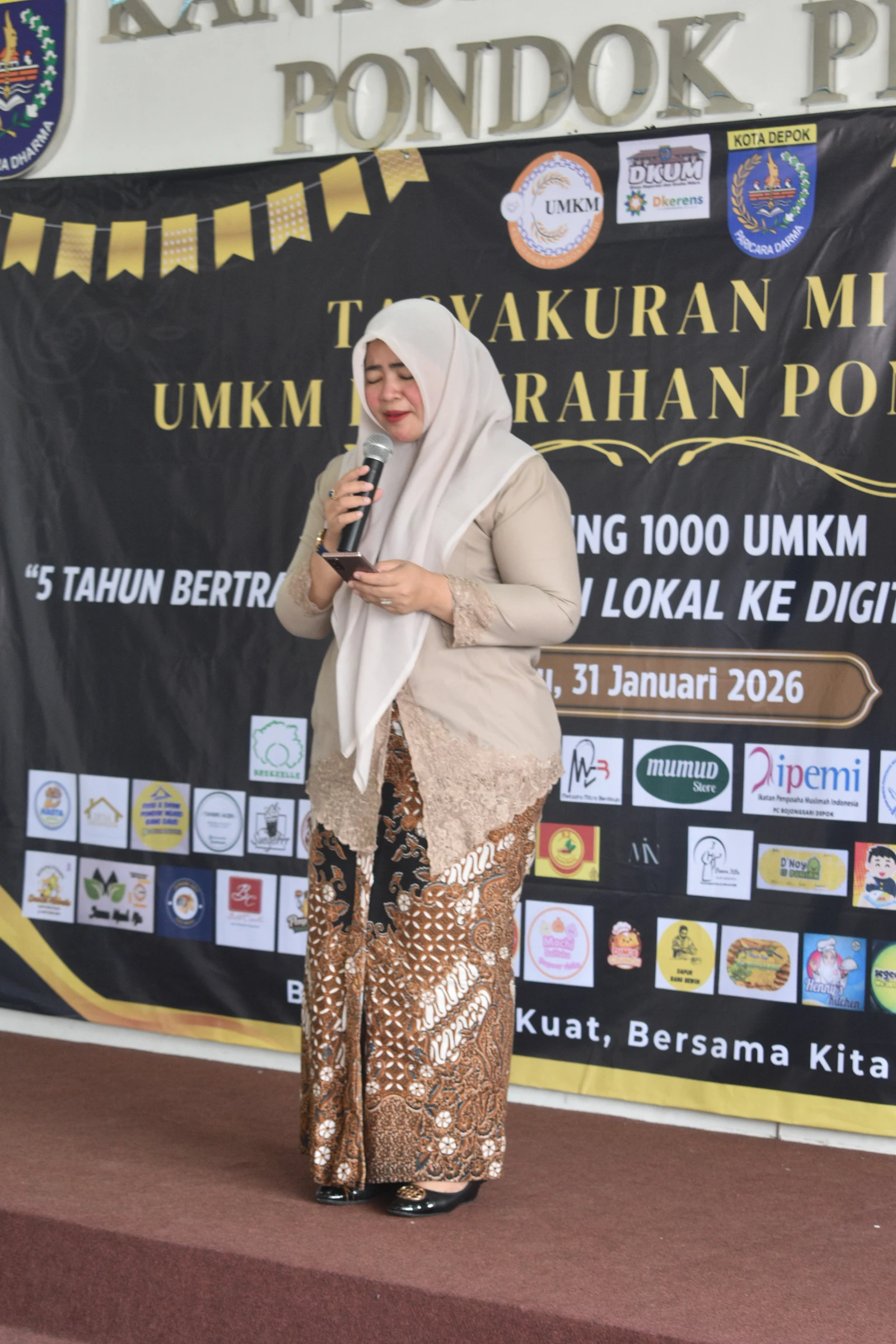 Milad ke-5 UMKM Pondok Petir di Aula Keluarahan Pondok Petir RAT 5462